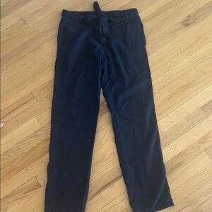 Atmosphere Womens Bow Tie Pants Trousers Navy